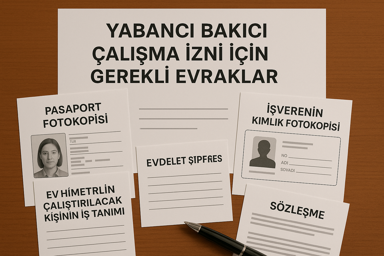 Yabancı Bakıcı Çalışma İzni İçin Gerekli Evraklar