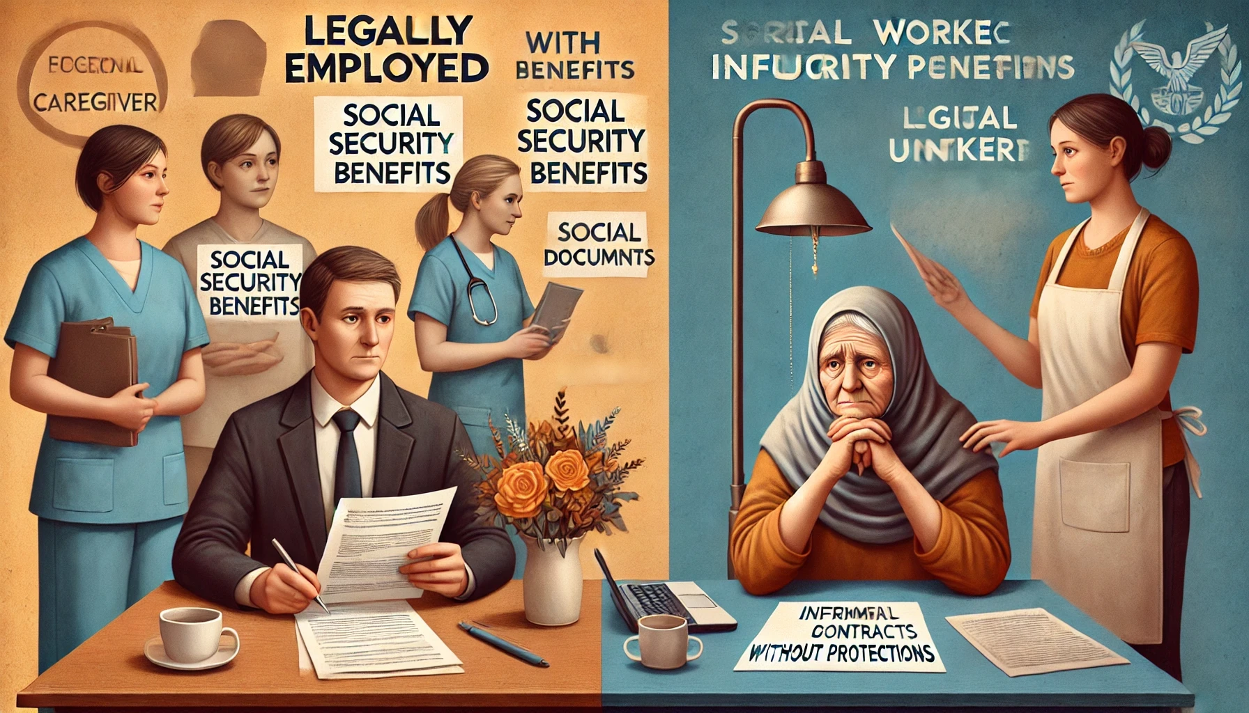 Bakıcı Hizmetlerinde Sigortalı ve Sigortasız Çalıştırma Arasındaki Farklar