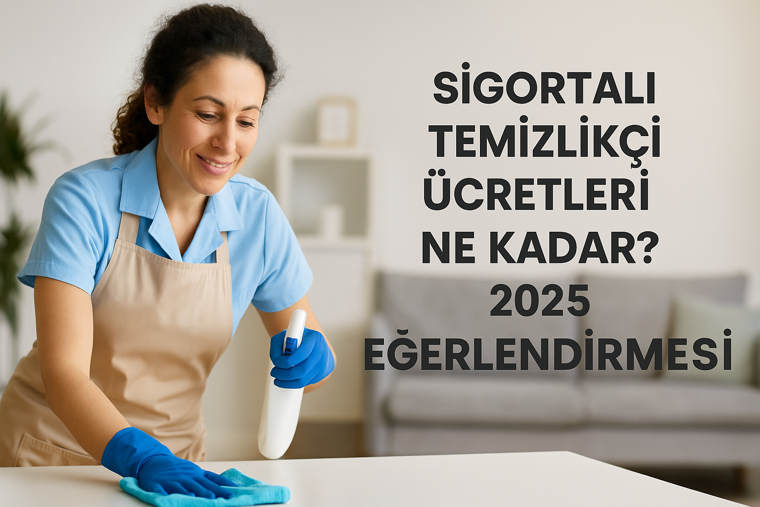 Sigortalı Temizlikçi Ücretleri Ne Kadar? – 2025 Değerlendirmesi