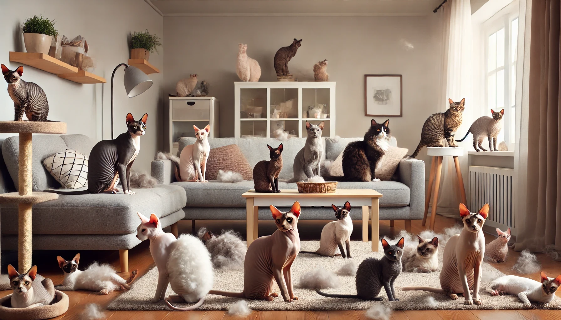 Tüy Dökmeyen Kedi Cinsleri: Alerjisi Olanlar İçin Harika Seçenekler