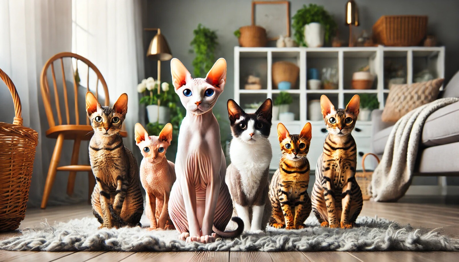 Tüy Dökmeyen Kedi Cinsleri: Evde Bakım ve Uyumlu Seçenekler