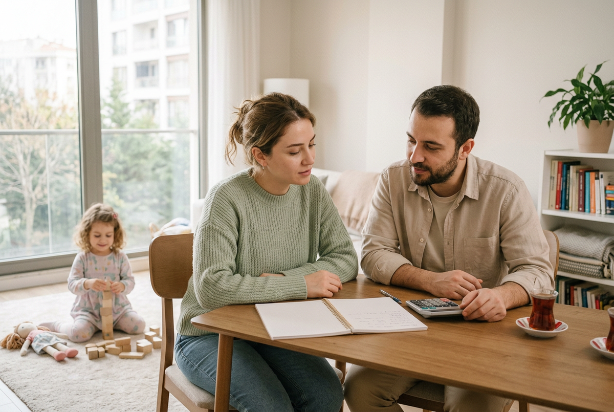 Aile çocuk bakım bütçesini planlıyor